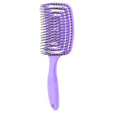 Ezere Büyük Kavisli Yumuşak Saç Açma Ve Tarama Fırçası-(5775)