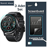 Gor Sm Watch 46Mm Darbe Emici Ekran Koruyucu 3 Adet Set-(5775)