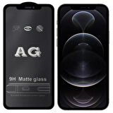 Ally İphone 12 6.7Inç Full Glue Matte Tempered Cam Ekran Koruyucu-(5775)