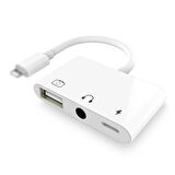 3In1 İphone-İpad To Kulakılık Ve Usb Kamera Okuyucu Otg-(5775)