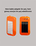 Gold Silver Gs-875 & Işıldak – Güneş Paneli 32 Led 10000 Mah Çift Çıkış