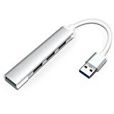 Ally A-809 4In1 Usb To Usb Hub Çoğaltıcı Adaptör-(5775)