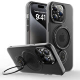 Ally 14 İçin Uyumlu Standlı Manyetik Silikon Kılıf-(5775)