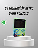 500 Oyunlu G5 Mini Oyun Konsolu 3 İnç Ekran Ve Av Tv Desteği
