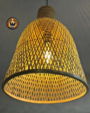 Hera Bambu Rattan Avize Kraliçenin Zerafeti ve Gücü