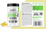 Hero Lab Omega-3 Fish Oil Balık yağı | 65% EPA + DHA 120 Kapsül - Polonya menşei