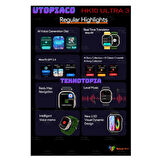Watch 10 Series HK10 Ultra 3 Amoled Ekran G-Sensör Yapay Zekalı Kulaklık Eşleştirmeli Akıllı Saat