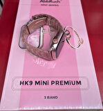 Hk 9 Mini 41 mm Premium Akıllı Saat 3 K0RDON Ekran Koruyuculu Taşlı Bileklik Hediyeli