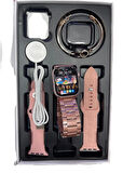 Hk 9 Mini 41 mm Premium Akıllı Saat 3 K0RDON Ekran Koruyuculu Taşlı Bileklik Hediyeli