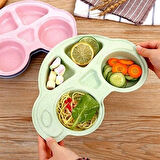 BUFFER® Bebekler İçin Araba Şeklinde Sevimli Mama Tabağı Çocuk Tabldot