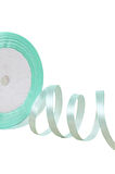 Saten Kurdele 1 cm 10 Metre Turkuaz