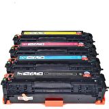 hementoner  CC530A- CC531A- CC532A- CC533A Takım Muadil Toner