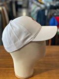 Ami Kalp Nakışlı Beyaz Renk Unisex Pamuklu Cap Şapka