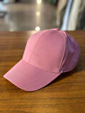 Pembe Renk Pamuklu Basic Düz Model Unisex Cap Şapka