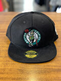 Boston Celtics NBA Nakışlı Unisex Siyah Renk Hip Hop Snapback Rapper Basket Cap Şapka