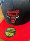 Chicago Bulls Siyah Renk Hip Hop Snapback Rapper Cap Şapka