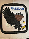 Gorin Model Beyaz Renk Kartal Freedom Cap Şapka