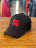 Hugo Logo Unisex Siyah Renk Pamuklu Cap Şapka