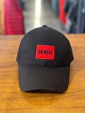 Hugo Logo Unisex Siyah Renk Pamuklu Cap Şapka
