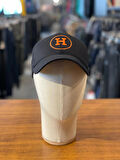 H Nakışlı Siyah Renk Unisex Pamuklu Cap Şapka