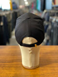 H Nakışlı Siyah Renk Unisex Pamuklu Cap Şapka