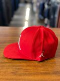 Jordan Nakışlı Kırmızı Renk Hiphop Snapback Rapper Basket Cap Şapka