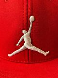 Jordan Nakışlı Kırmızı Renk Hiphop Snapback Rapper Basket Cap Şapka