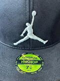 Jordan Air Siyah Hiphop Snapback Rapper Basket Cap Şapka
