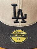 LA Lakers Hiphop Snapback Rapper Basket Bej Siyah Renk Cap Şapka