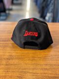 LA Lakers Hiphop Snapback Rapper Basket Siyah Renk Cap Şapka