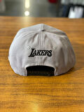 LA Lakers Unisex Pamuklu Gri Renk Hip Hop Snapback Rapper Basket Cap Şapka
