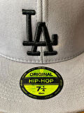 LA Lakers Unisex Pamuklu Gri Renk Hip Hop Snapback Rapper Basket Cap Şapka