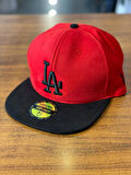 LA Lakers Unisex Pamuklu Kırmızı Siyah Renk Hip Hop Snapback Rapper Basket Cap Şapka