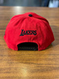 LA Lakers Unisex Pamuklu Kırmızı Siyah Renk Hip Hop Snapback Rapper Basket Cap Şapka