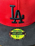 LA Lakers Unisex Pamuklu Kırmızı Siyah Renk Hip Hop Snapback Rapper Basket Cap Şapka
