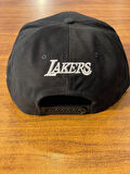 LA Lakers Unisex Siyah Renk Pamuklu Hip Hop Snapback Rapper Basket Cap Şapka