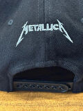 Metallica Nakışlı Siyah Renk Hip Hop Snapback Rapper Basket Cap Şapka