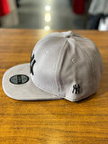 NY Yankees Unisex Pamuklu Gri Renk Hip Hop Snapback Rapper Basket Cap Şapka