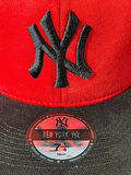 NY Yankees Unisex Pamuklu Kırmızı Siyah Renk Hip Hop Snapback Rapper Basket Cap Şapka