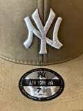 NY Yankees Bej Renk Hiphop Snapback Rapper Basket Cap Şapka