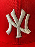 NY Yankees Unisex Pamuklu Kırmızı Renk Hip Hop Snapback Rapper Basket Cap Şapka