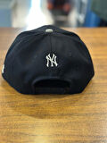 NY Yankees Nakışlı Siyah Renk Hip Hop Snapback Rapper Basket Cap Şapka