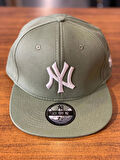 NY Yankees Unisex Pamuklu Su Yeşil Renk Hip Hop Snapback Rapper Basket Cap