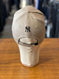 NY Yankees Nakışlı Trucker Beyzbol Model Bej Renk Pamuklu Cap Şapka