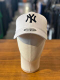 NY Yankees Nakışlı Trucker Beyzbol Model Beyaz Renk Pamuklu Cap Şapka