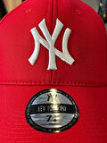 NY Yankees Nakışlı Trucker Beyzbol Model Kırmızı Renk Pamuklu Cap Şapka