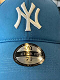 NY Yankees Nakışlı Trucker Beyzbol Model Mavi Renk Cap Şapka