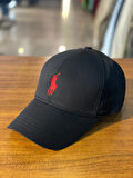 Polo Nakışlı Unisex Siyah Renk Pamuklu Cap Şapka