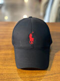 Polo Nakışlı Unisex Siyah Renk Pamuklu Cap Şapka
