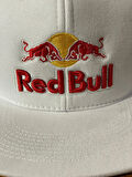Red Bull Nakışlı Unisex Beyaz Renk Hip Hop Snapback Rapper Basket Cap Şapka